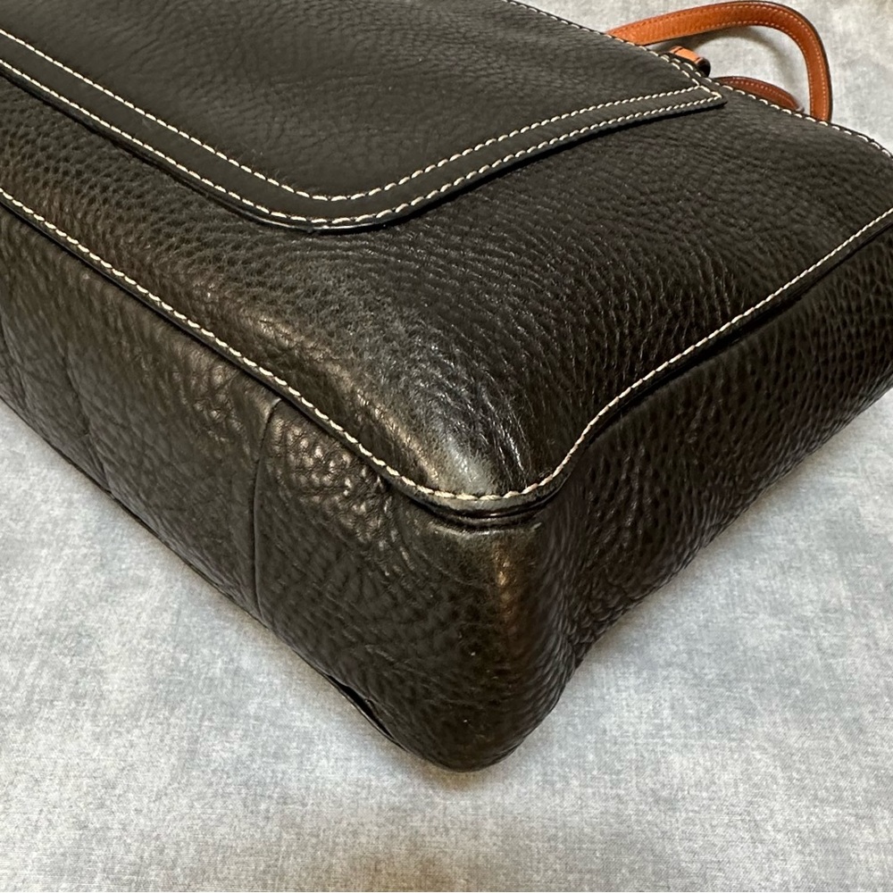 COACH Chelsea Pebbled Black Leather Tote - Picture 11 of 14